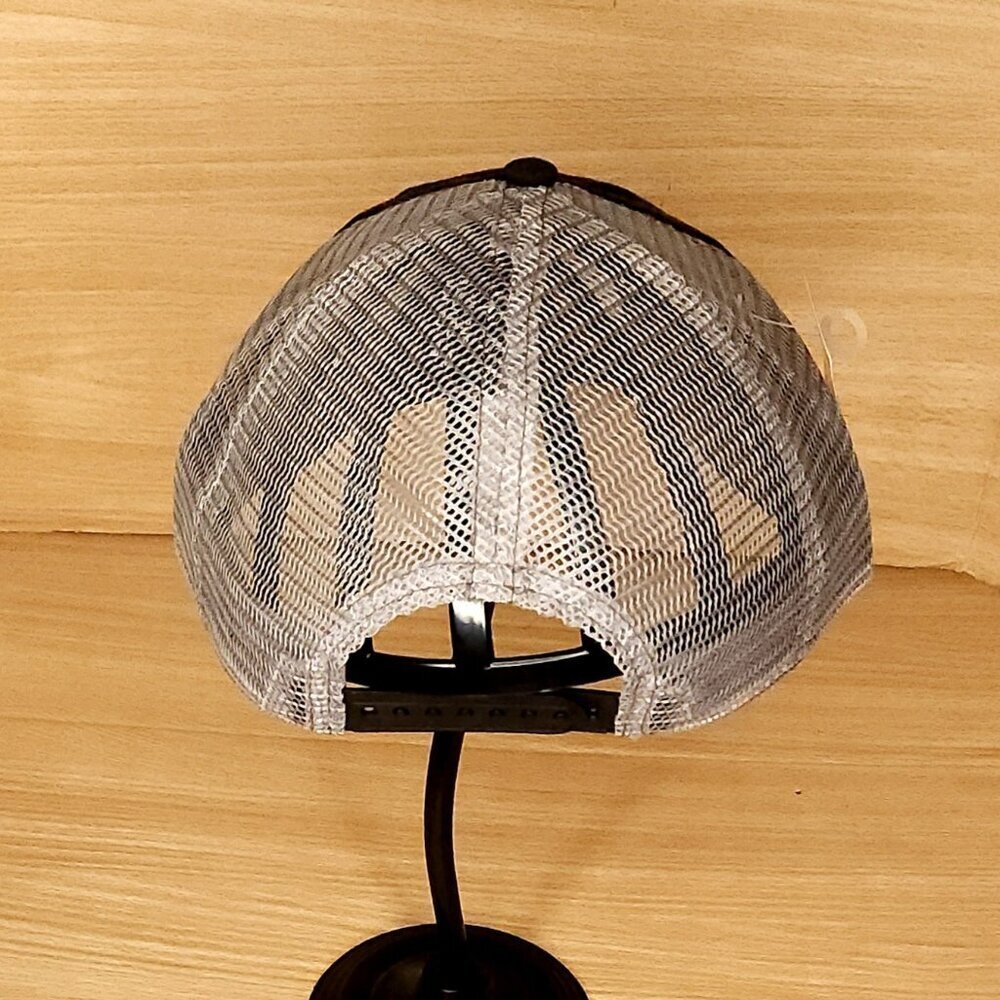Pukka New Mens Desert Canyon Black Grey Distressed Snap Back Hat - Picture 3 of 5